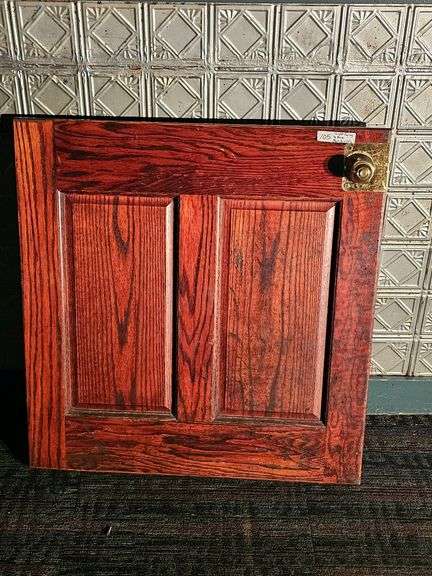 Oak Wood Half Door Panel, 36"x 2" x 37.5", Right Swing