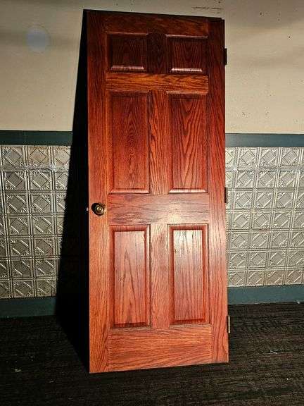 Oak Door 32" x 80" - Right Swing