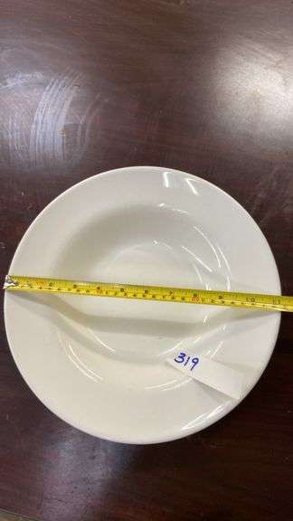 White Ceramic Bowls, 11 Inch Diameter