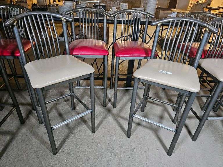 Set of 4 Contemporary Bar Stools