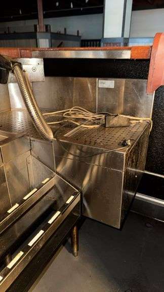 Glastender Underbar Ice Bin Cocktail Station, Model IBA-24-CP10, 90-Inch Wide