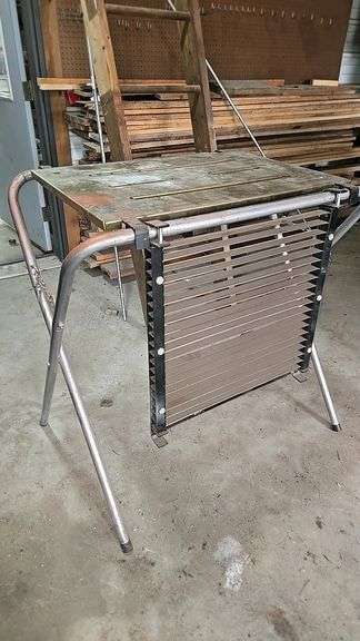 Portable Welding & Cutting Table, Foldable Design, Approx. 24x16x30 inches (adjustable height with c
