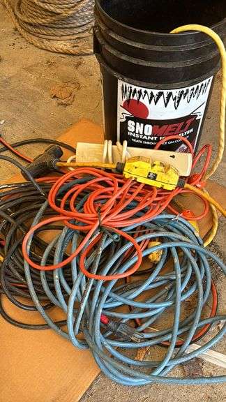 Extension Cords and Power Strips, Multiple Colors, Standard Three-Prong Plug