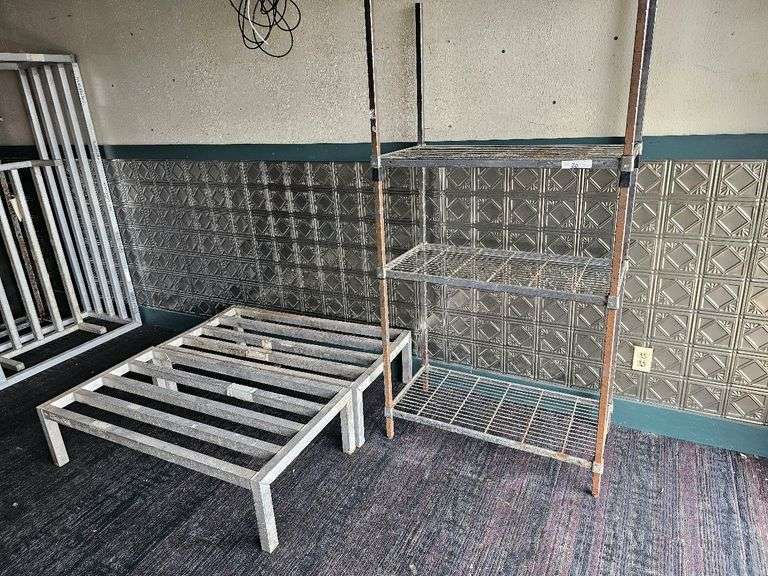 Metal Shelving Unit and Dunnage Racks