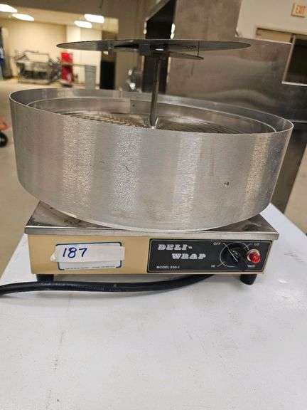 Wisco Industries Deli Wrap Food Warmer Model 630, 1500W, 120V, Serial 88918