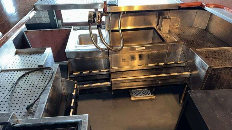 Glastender Bar Glass Washing Station, Stainless Steel, No Auto Wash