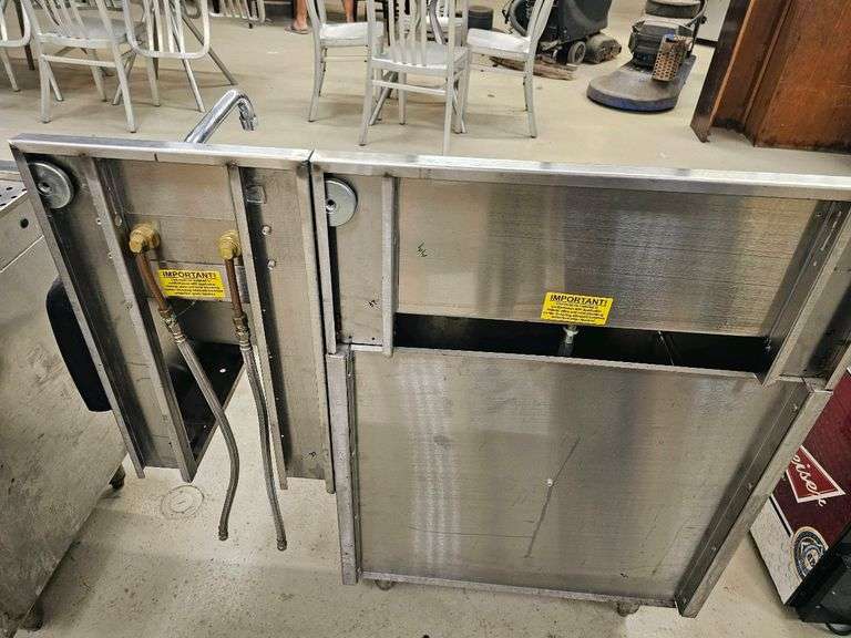 Glastender HSA-12 DBC-A-24 Underbar Glasswasher Station, Serial 373927