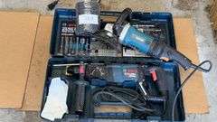 Makita 9227C Angle Polisher & Bosch 11255VSR Hammer Drill