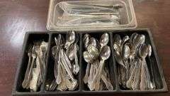 Large quantity of Silverware