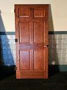 36x80 Inch Wooden Interior Door, Left Swing