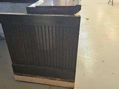 Antique Wooden Bar Counter - Traditional Paneled Design
