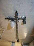 Vintage City Street Lamp Post, Cast Iron, 12' Tall