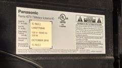 Panasonic Plasma HDTV TC-P42C2, 42", 1024x768, LA0277840