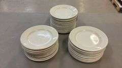 Buffalo 01-401A 8" Ceramic Dinner Plates, White
