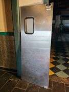 Stainless Steel Double Swing Door, 36" x 77", Serial #1829010-1-1