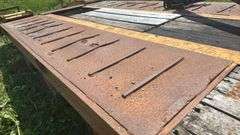 1998 Dynaweld 864 Flatbed Trailer, 24 ft, 3 Axles