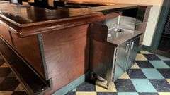 3 Sided Bar, Wood 6 ft x 34 ft x 45 in