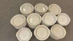 HF Coors Small Ceramic Bowls, Ovenware 92, 5.25" Diameter, USA Made