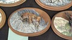Avon American Wildlife Collection Wall Plaques Set of 5 with Original Boxes