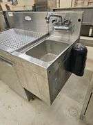 Glastender HSA-12 DBC-A-24 Underbar Glasswasher Station, Serial 373927