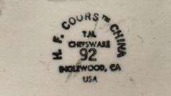 HF Coors Small Ceramic Bowls, Ovenware 92, 5.25" Diameter, USA Made