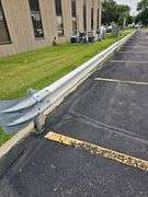 6 Guardrail Sections, Galvanized Steel with Ends