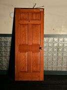 Interior Door, 80"x32", Right Swing, 1 1/4" thick Oak