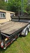 Snowmobile Trailer with Tilt Deck