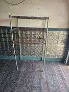 Metal Wire Shelving Unit, 3 Shelves, 3' x 2' x 6' Dimensions