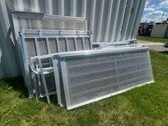 27' Aluminum Wheelchair Ramp, Modular, Mesh Design