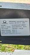 PRAMAC S10000MHEPI-ABS30Y Portable Generator, 9500W Peak, Honda Engine