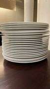 White Porcelain Dinner Plates, 11-inch Diameter