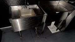 Krowne Commercial Bar Sink with Drainboard, Stainless Steel, NSF Certified