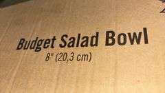 Sango Budget Salad Bowls, Ceramic, 5-inch, White
