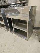 Glastender WS24 Stainless Steel Underbar Workstation