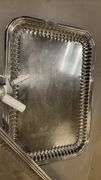 Whipped Cream Dispenser with Decorative Metal Serving Trays