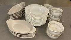 White Dinnerware, Hall, World Ultima, Cardinal International