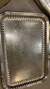 Whipped Cream Dispenser with Decorative Metal Serving Trays