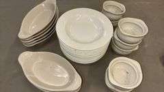 White Dinnerware, Hall, World Ultima, Cardinal International