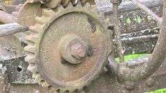 Antique Russell Road Grader, Manual Gear Mechanism, 24" Wheels