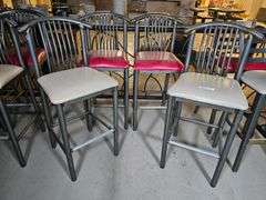Set of 4 Contemporary Bar Stools