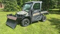 2018 John Deere Gator XUV835M UTV, 812cc, 4WD, 2018, Plow Attached