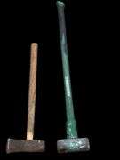 Masterforce Sledgehammer Set, 36" & 16" Lengths, Steel Heads