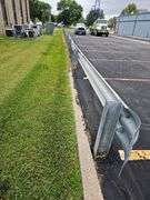 6 Guardrail Sections, Galvanized Steel with Ends