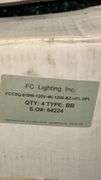 Box of 4 - FC Lighting Exterior Light Fixture, Model FCCSQ-618W-120V-4K, Type BB