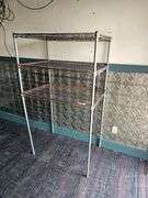 Metal Wire Shelving Unit, 3 Shelves, 3' x 2' x 6' Dimensions