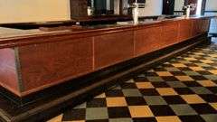 3 Sided Bar, Wood 6 ft x 34 ft x 45 in