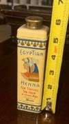 Vintage Egyptian Henna Hair Dye Tin, Nilex, 2 oz, New York/Toronto