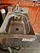 Krowne Commercial Hand Sink with Faucet, NSF Certified, Stainless Steel, Serial No. 100004004