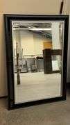 Black Framed Mirror 30x42